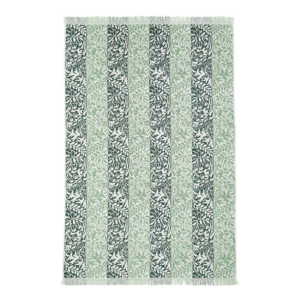 William Morris at Home Rose Stripe Sage Towel